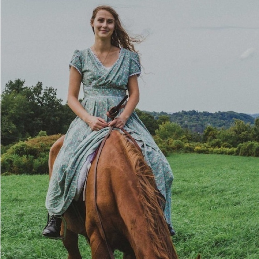 Gorgeous Cottagecore Custom Dress Cotton Size S